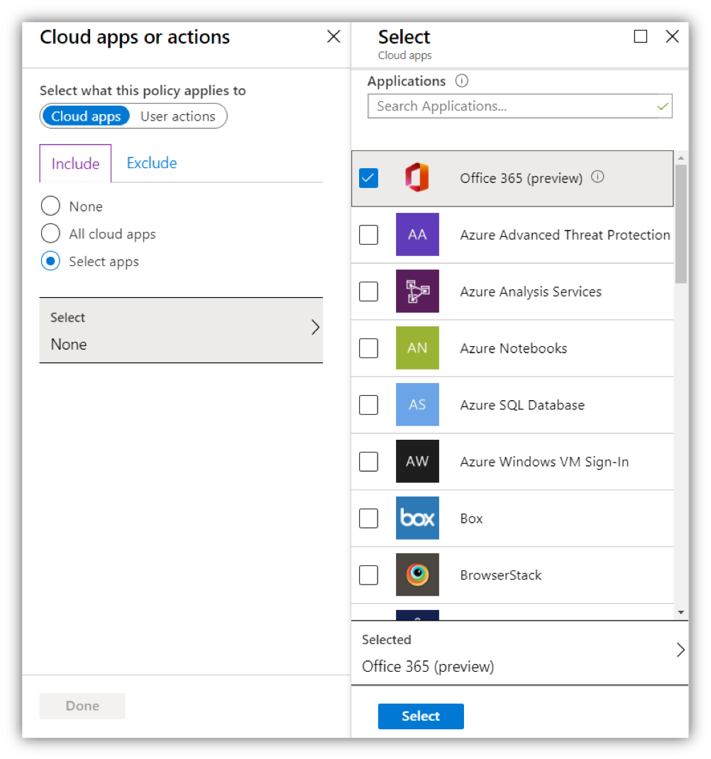 Conditional Access for Office 365