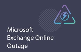 Microsoft Exchange Online Outage banner